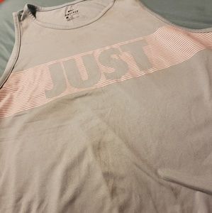 Baby blue Nike tank top